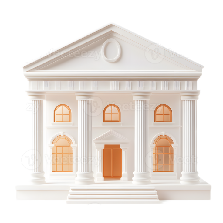 a model of a house on a white background