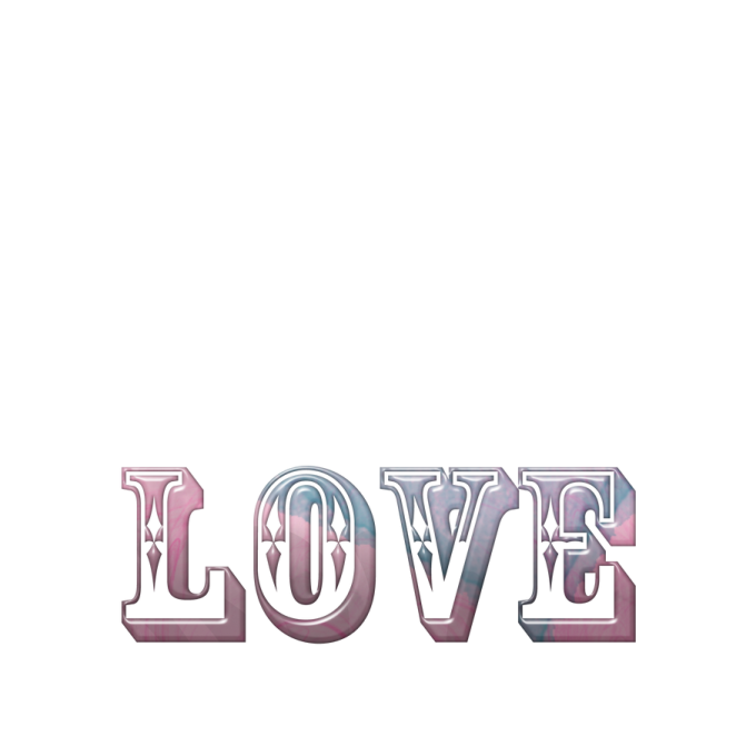 an image of the word love on a white background