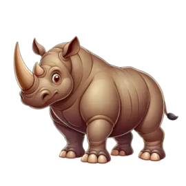 an illustration of a rhino
