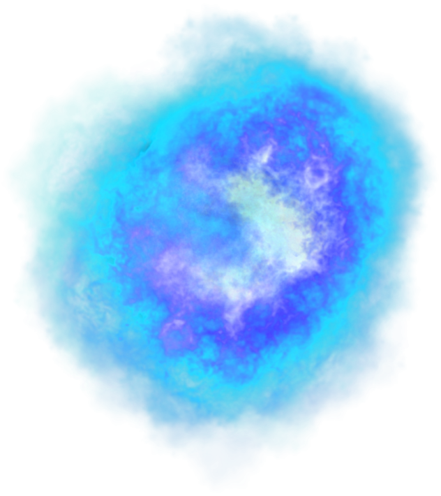 an image of a blue and purple nebula