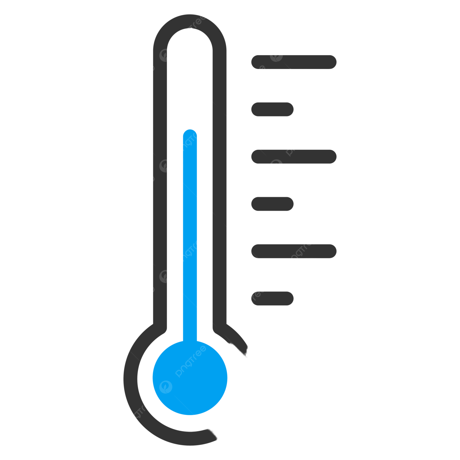 a thermometer icon on a white background