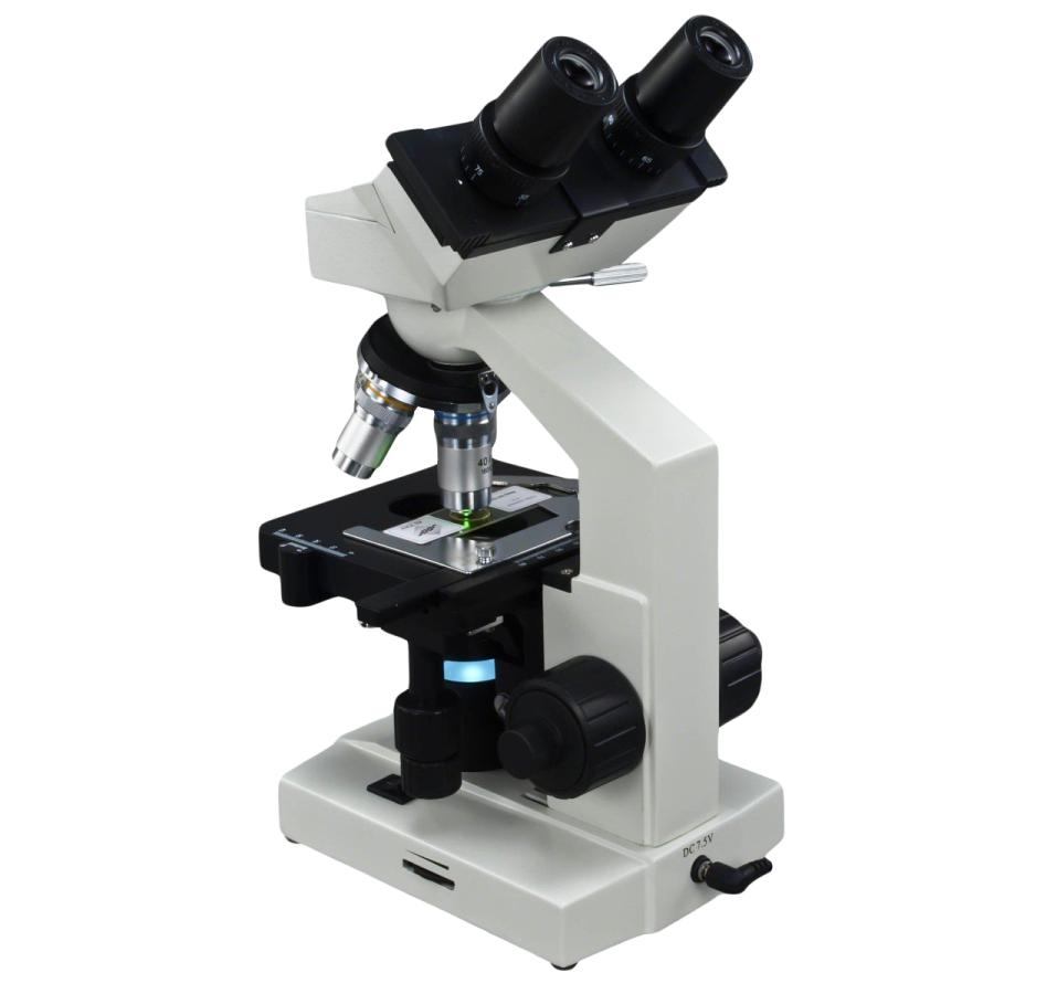 a microscope microscope on a white background