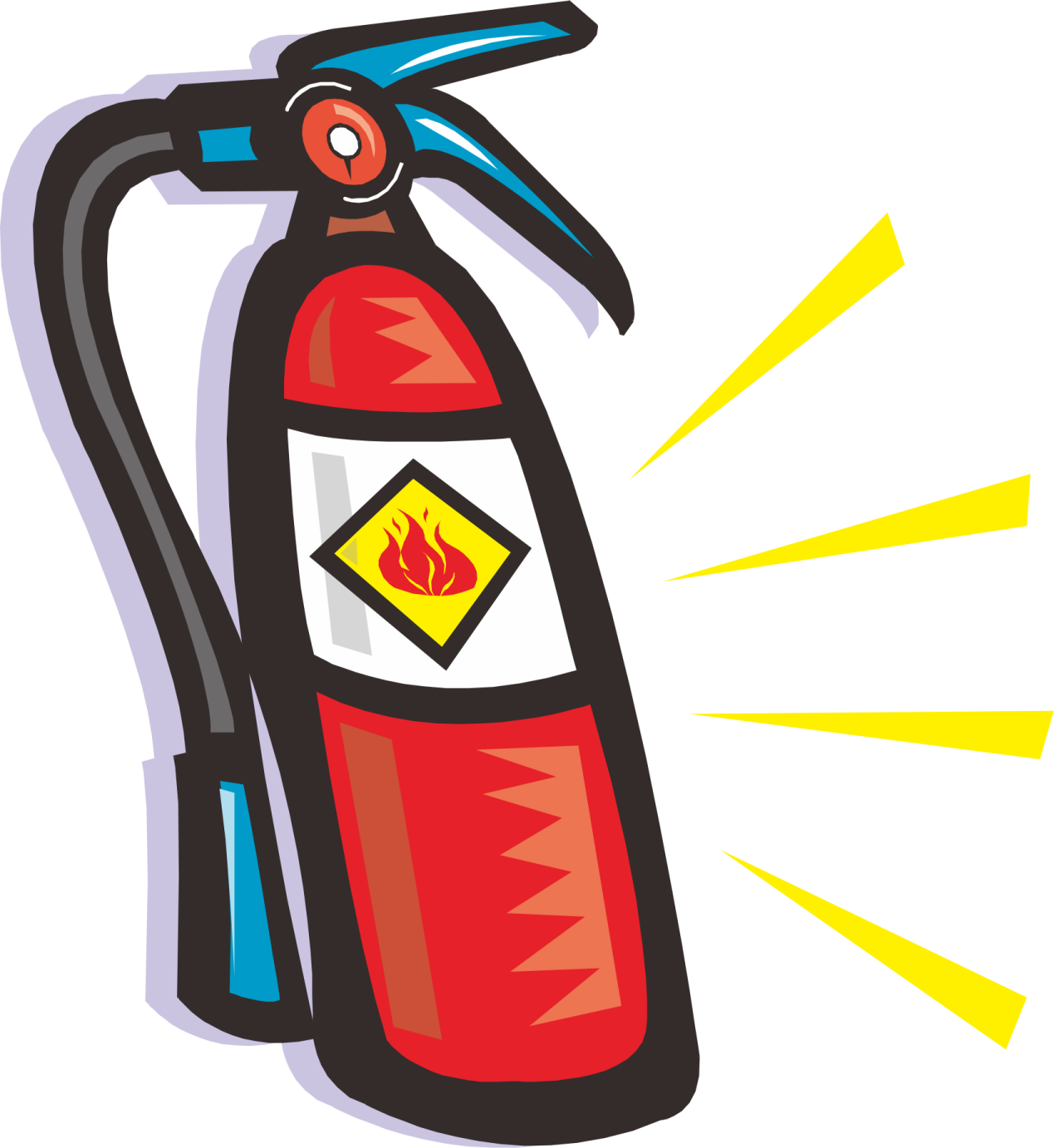 a fire exor is shown in this illustration