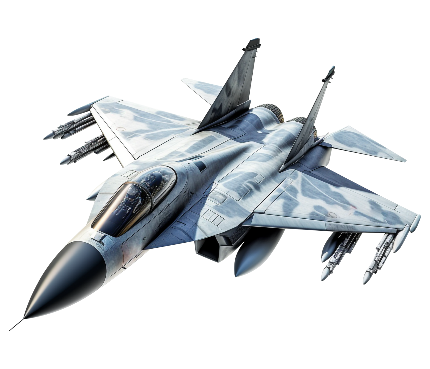 a fighter jet flying through the air