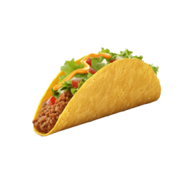 a close up of a taco toro