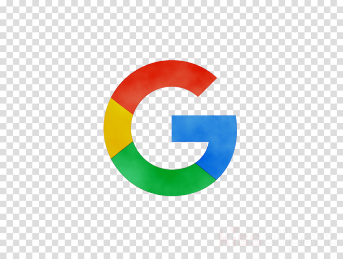 the google logo is shown on a transparent background