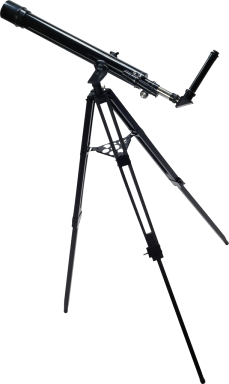 a telescope on a tripod stand
