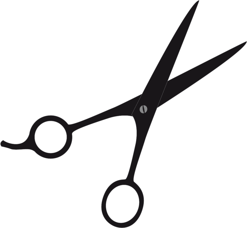 a pair of scissors on a white background