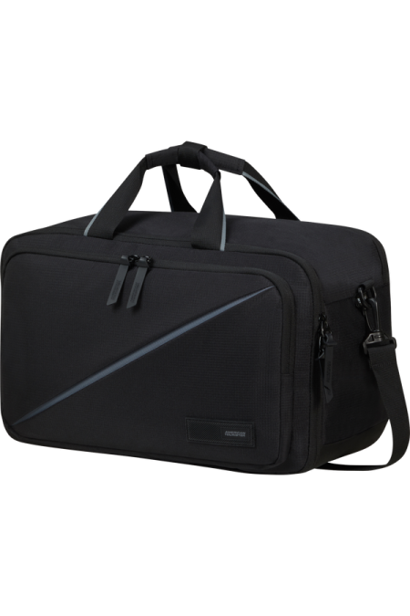 an image of a black travel bag