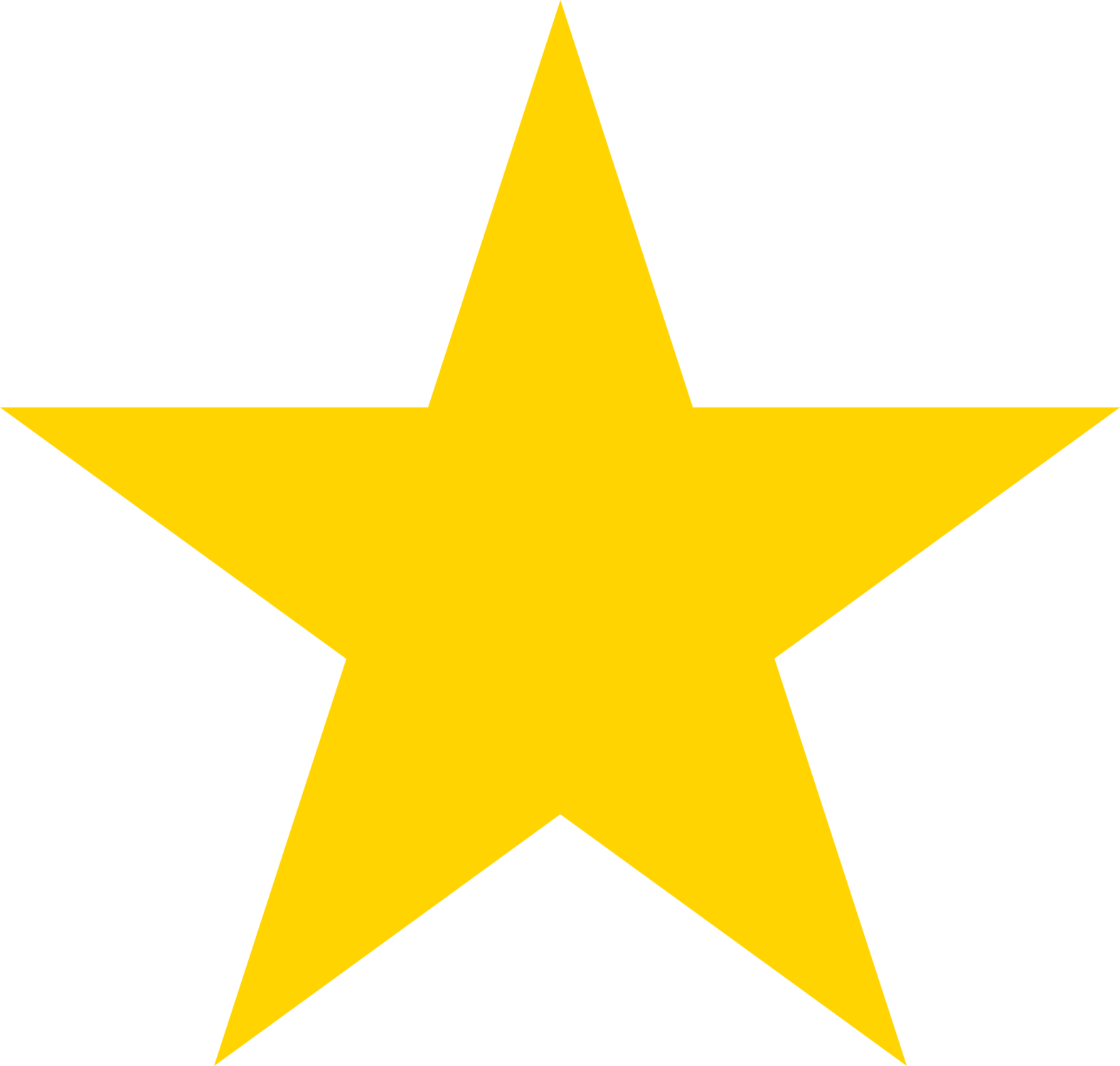 a yellow star