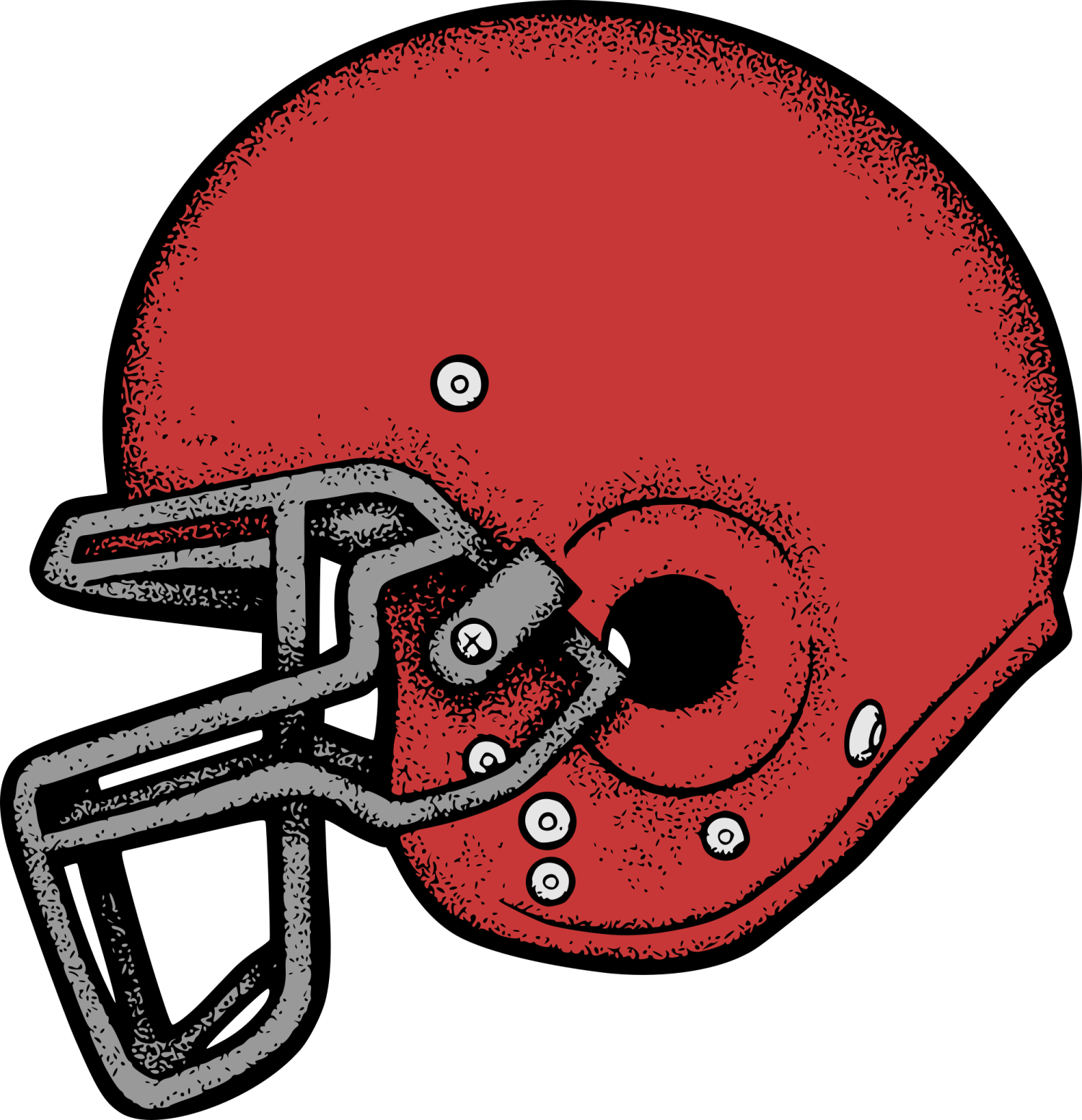 a football helmet on a white background