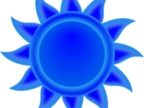 an image of a blue sun