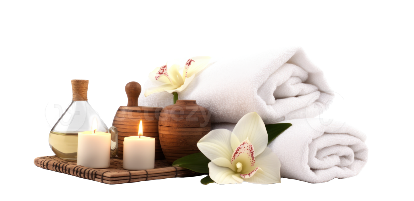a white towel on the table