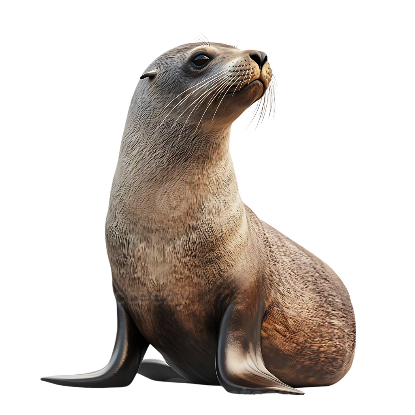 an illustration of a sea lion