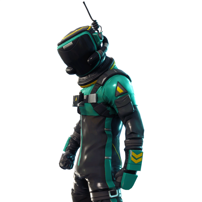 a man in a green and black suit