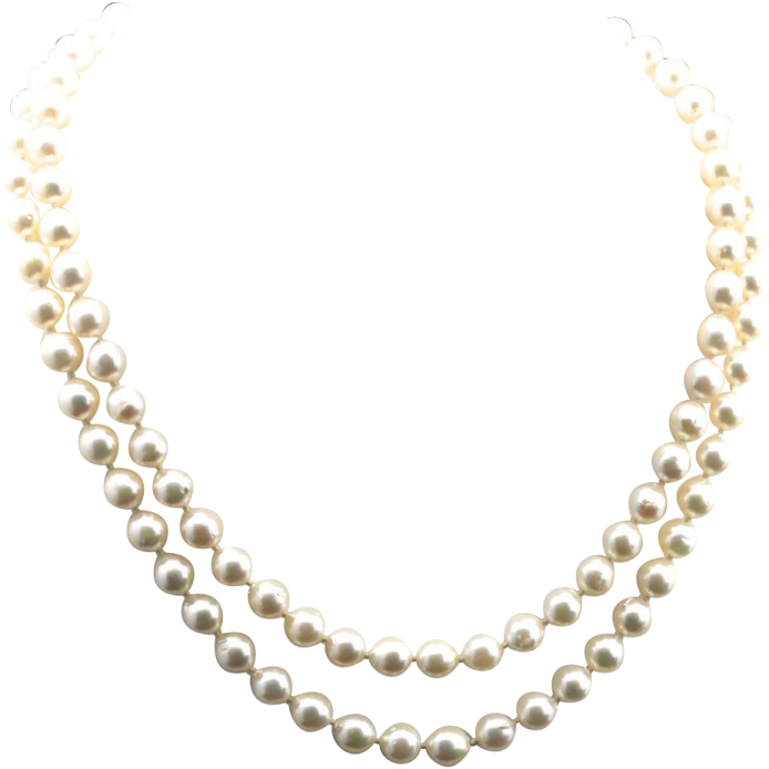a cultured pearl and diamond necklace