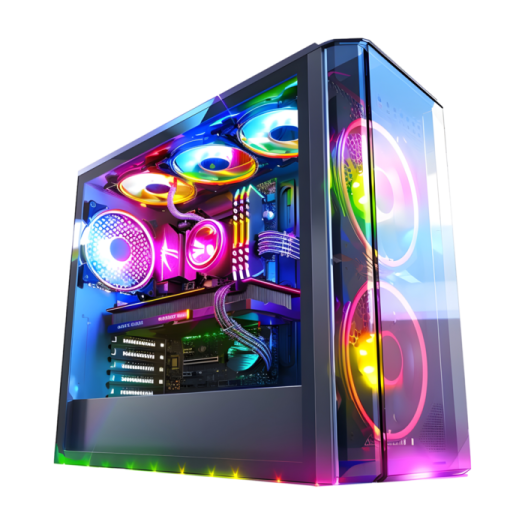 a computer case on a white background