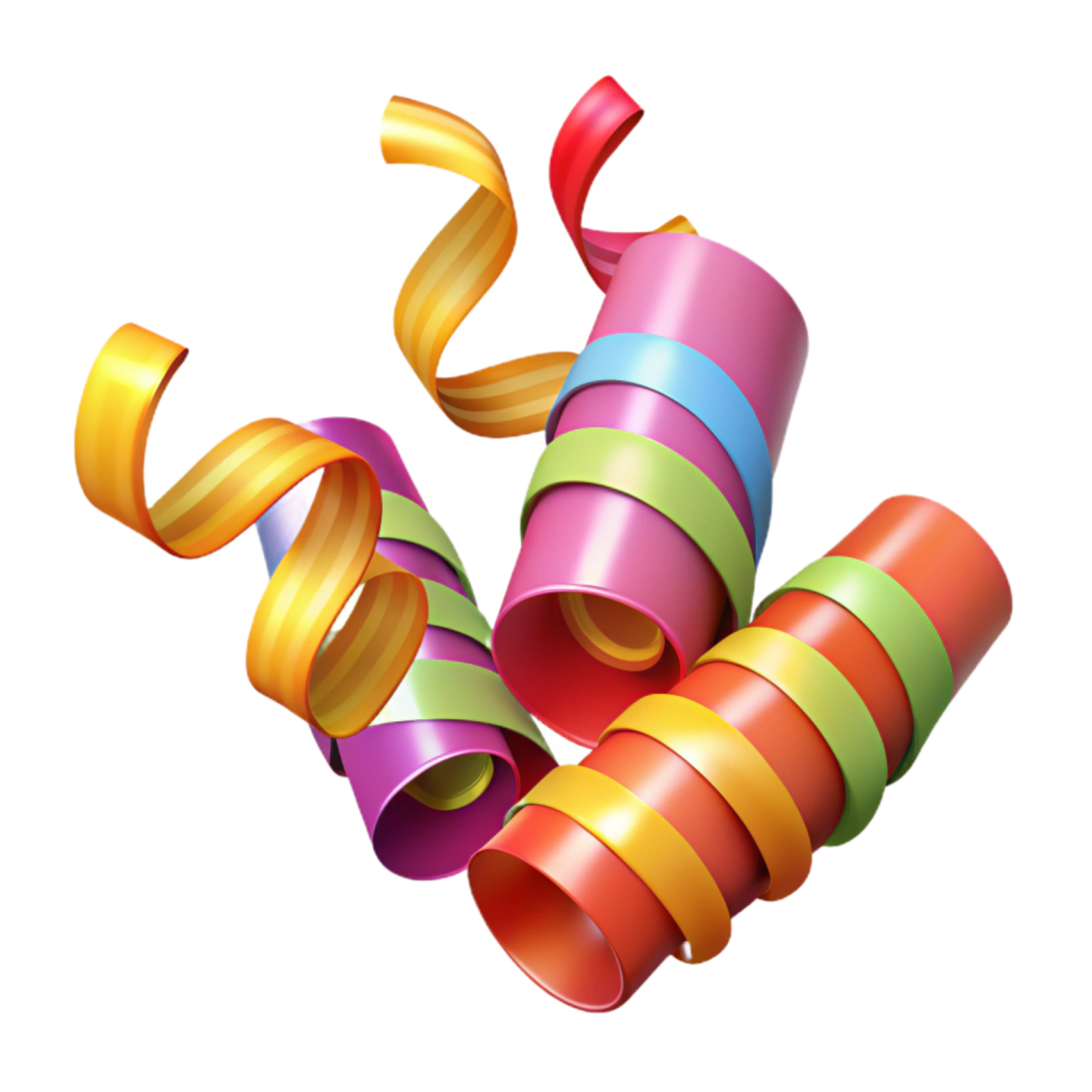 a bunch of colorful ribbons