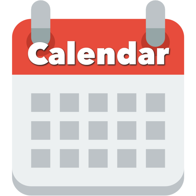 a calendar with the word calendar on it