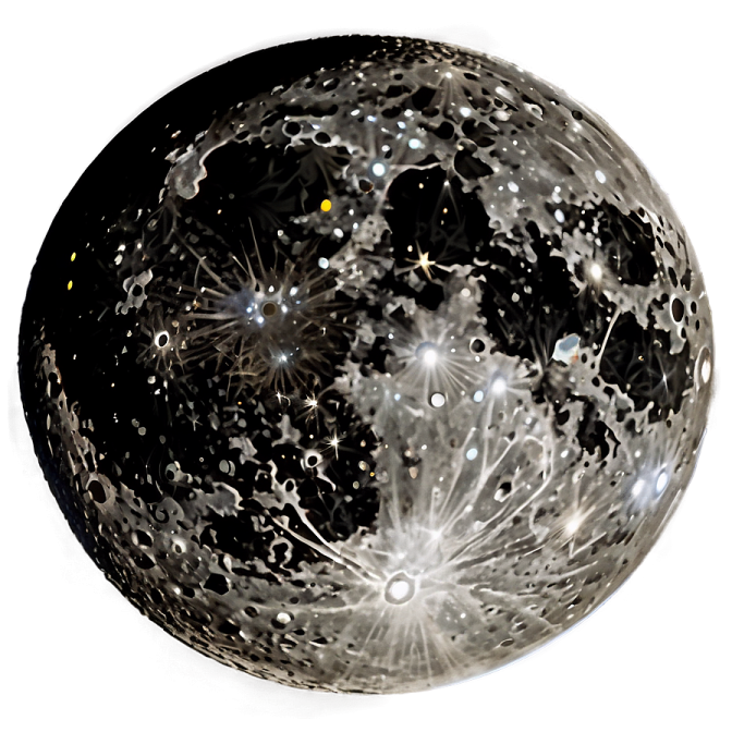 a black and white image of the moon