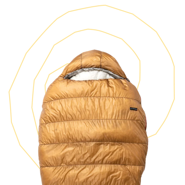 an image of a sleeping bag on a white background
