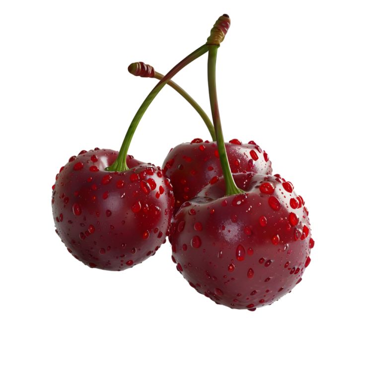 two chers with water droplets on them