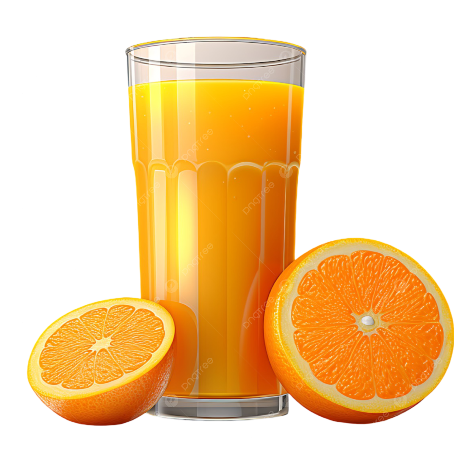 orange juice in a glass