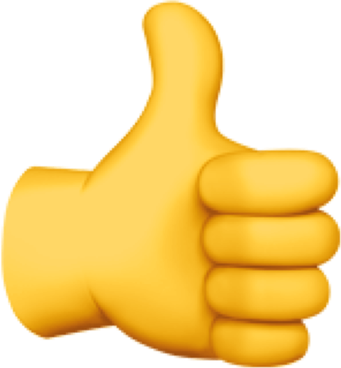 a thumbs up icon