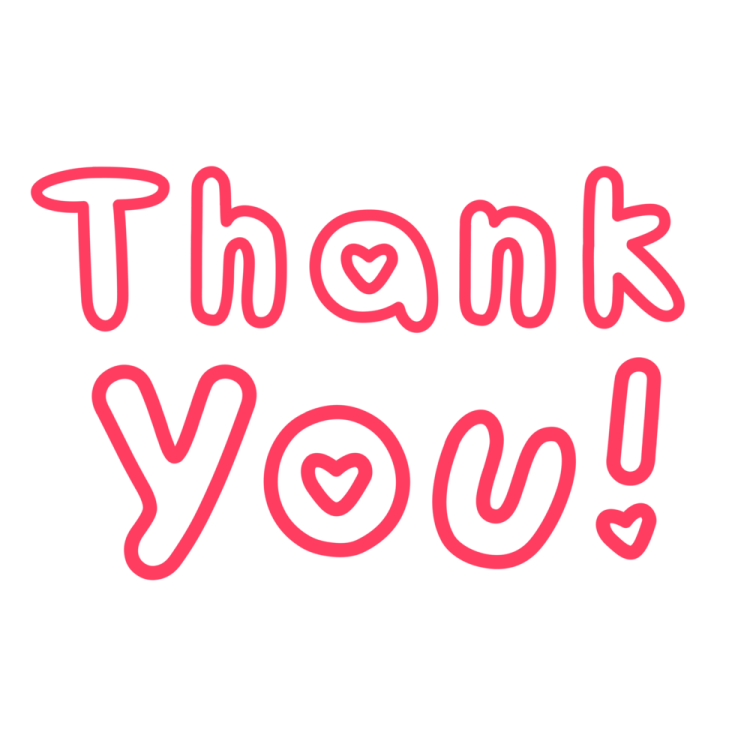 a thank card with the words thank you