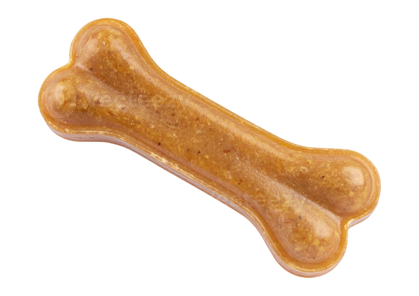 a dog bone on a white background