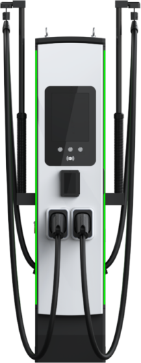 an electric car charging station