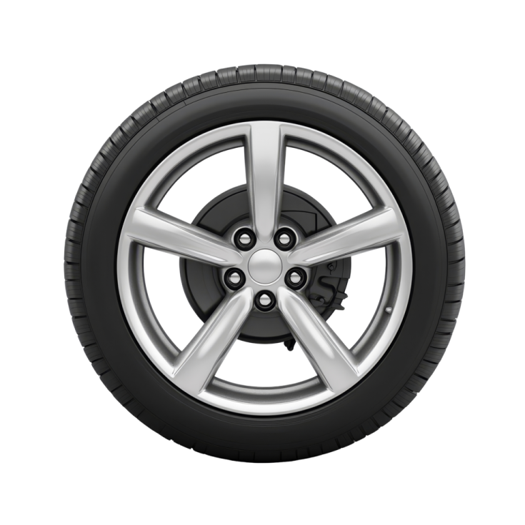 a wheel on a white background