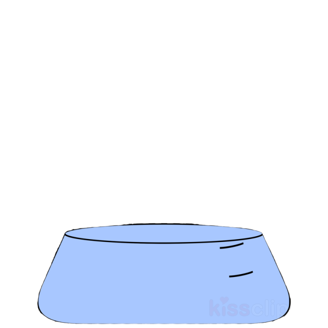 a beakle with blue liquid in it