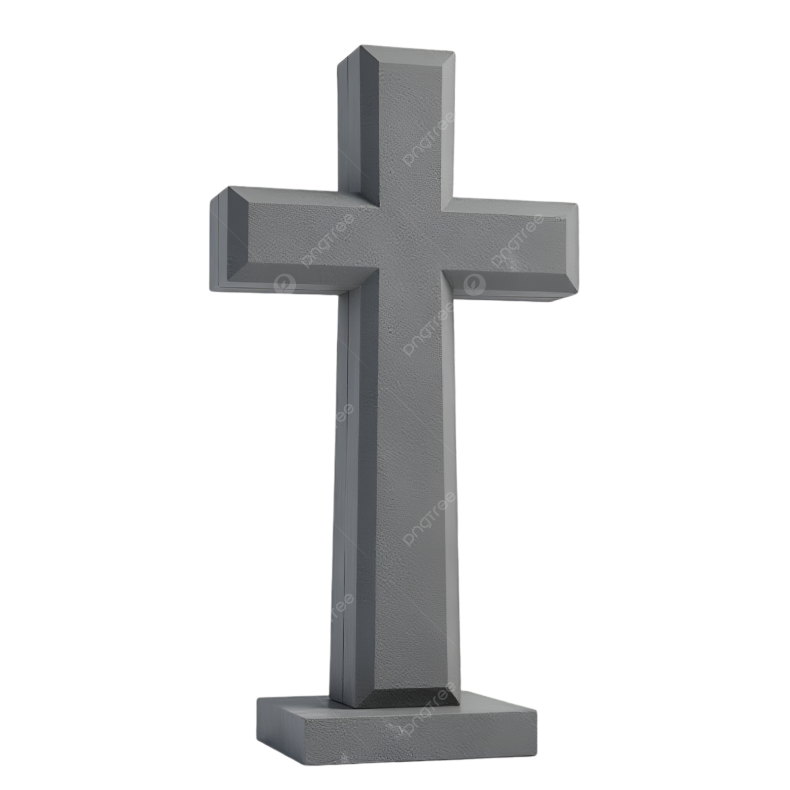 a black cross on a white background