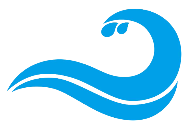 the logo for a water company