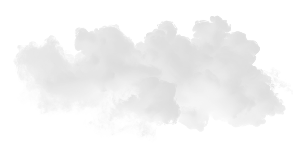 a cloud on a white background
