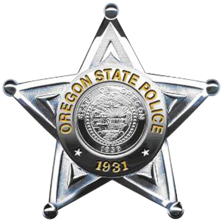 a police badge on a white background