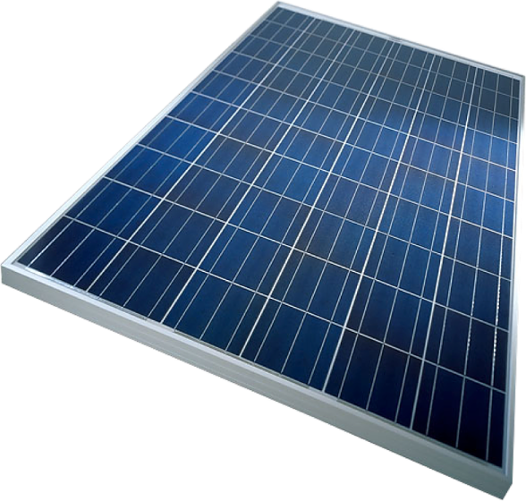 a solar panel on a white background