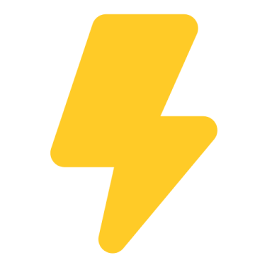 a yellow lightning bolt icon