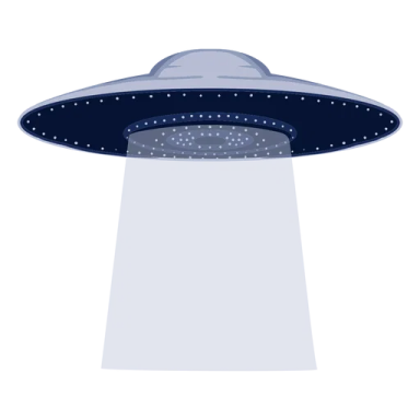 an illustration of a ufo spaceship