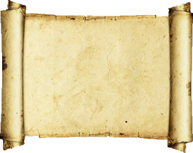 an old scroll on a white background