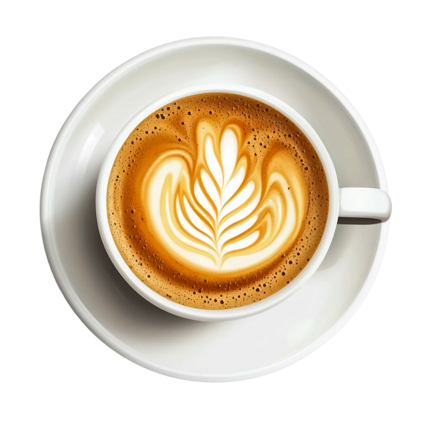 a cup of coffee on a saucer