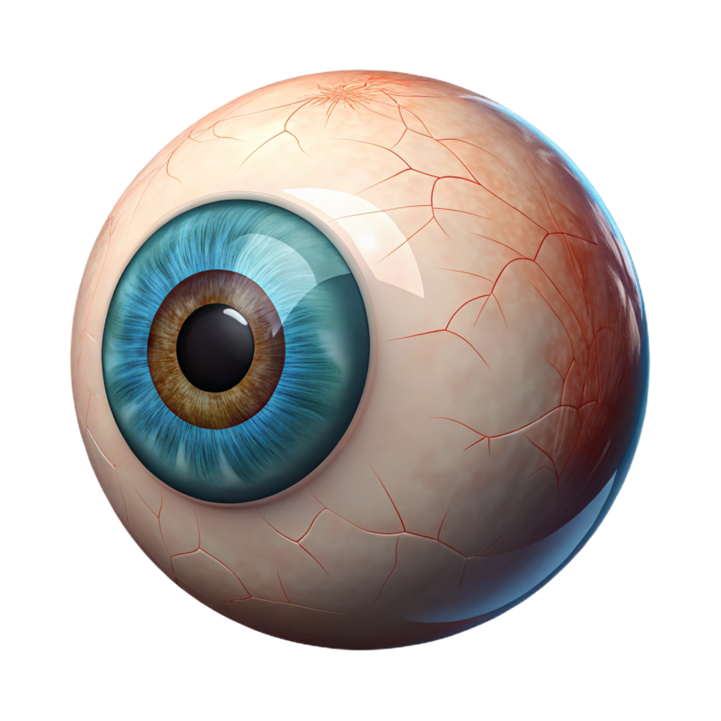 an illustration of a human eye