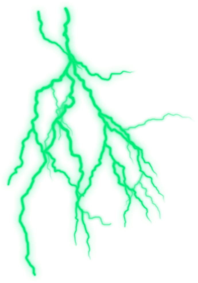 a drawing of a lightning bolt