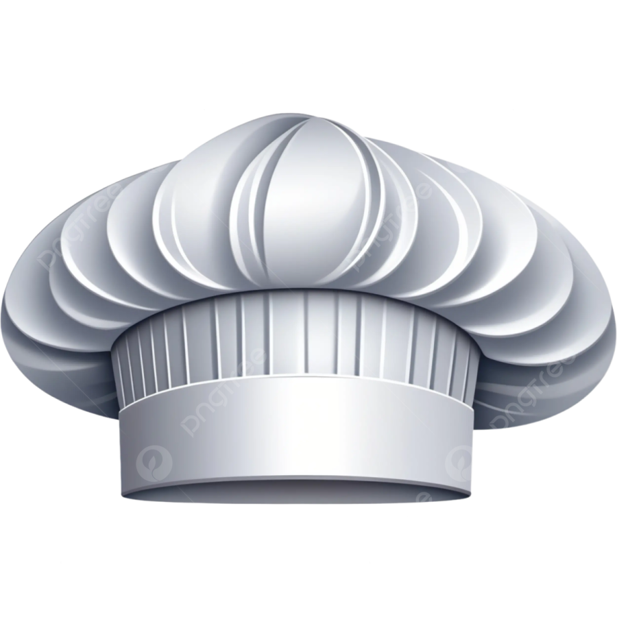 an illustration of a chef's hat
