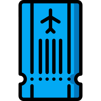 an icon of a blue suitcase