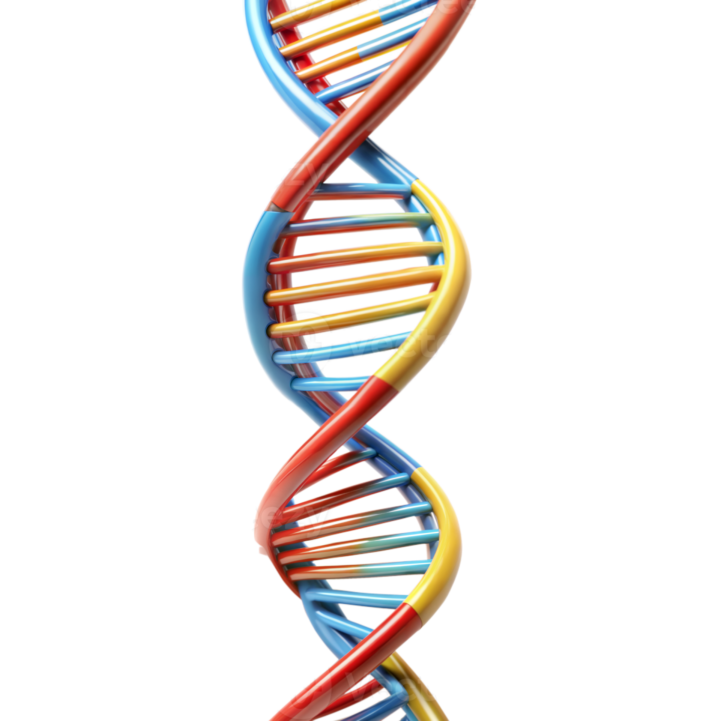 a 3d model of a dna molecule
