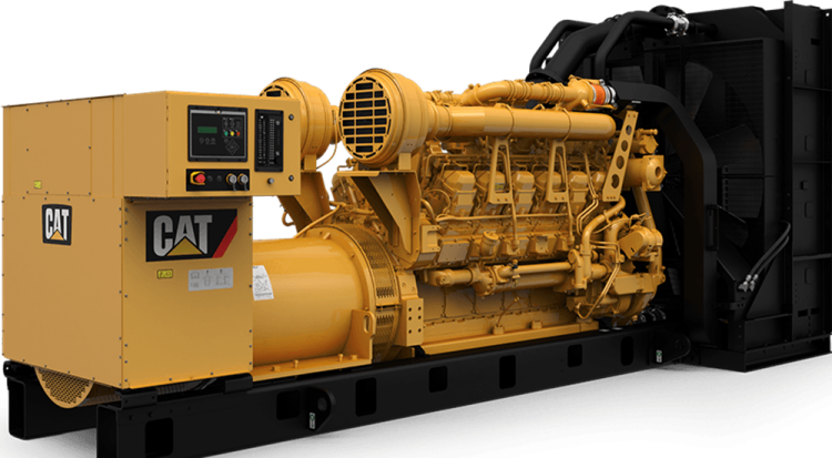 a yellow generator on a white background