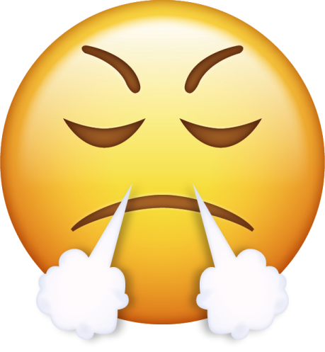 a yellow smiley face with two white clouds around it