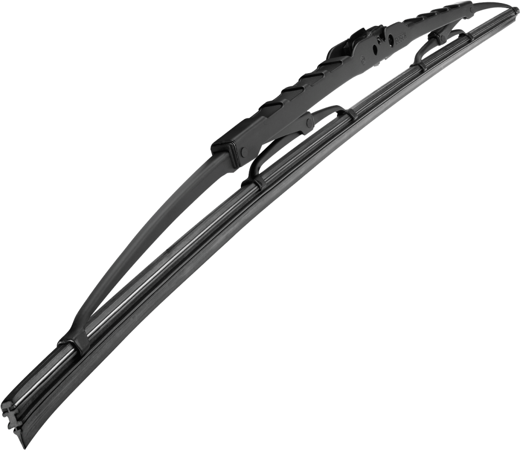 a pair of black wipes for the windshield